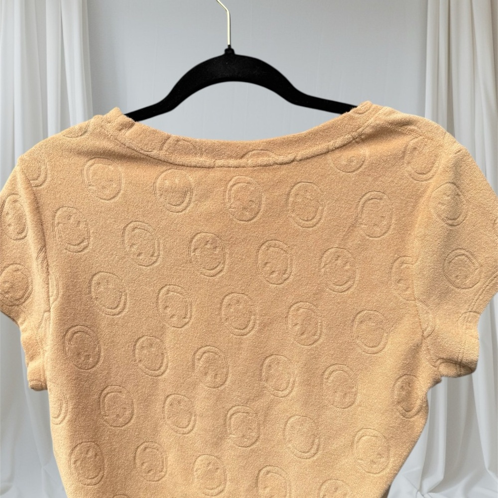 Offline By Aerie NWT Smiley Crop Top Medium - Picture 2 of 2